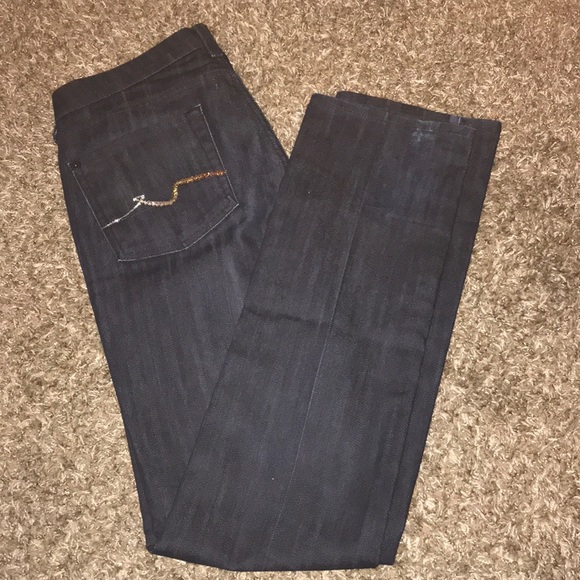 7 for all mankind Size 28 Inseam 33 inches - Picture 3 of 7